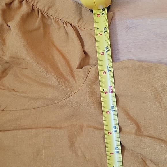 Gap linen cotton mustard dress size 10 - Picture 4 of 8